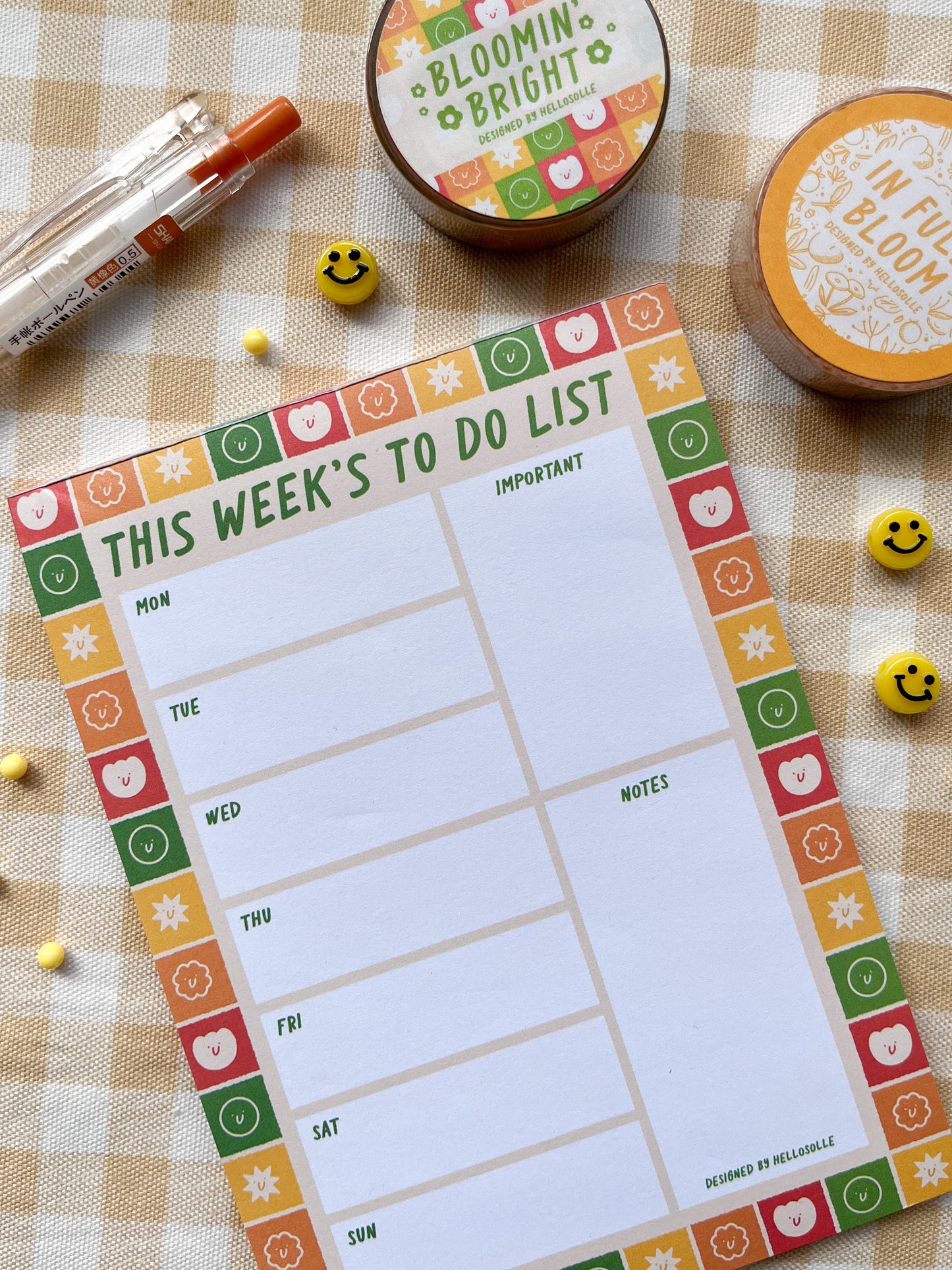 This Week's To Do List