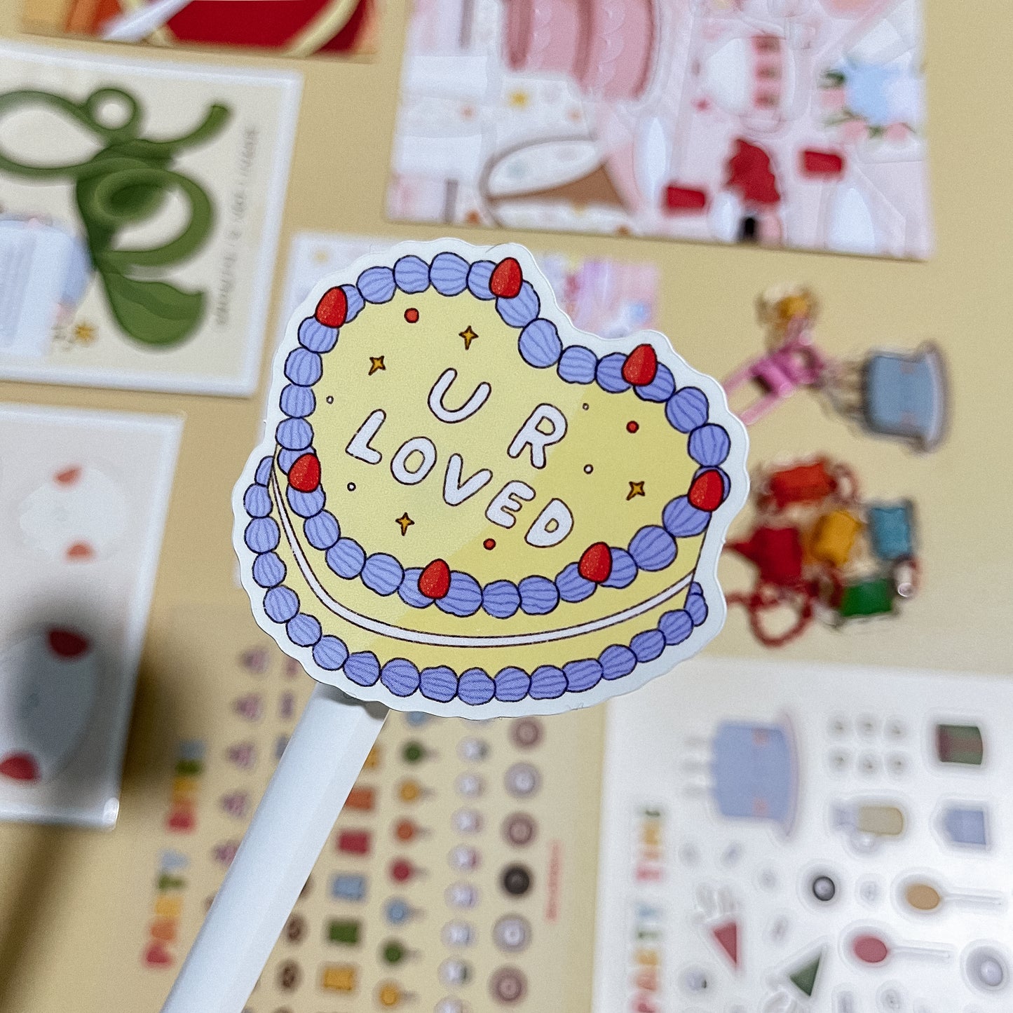 U R LOVED Sticker