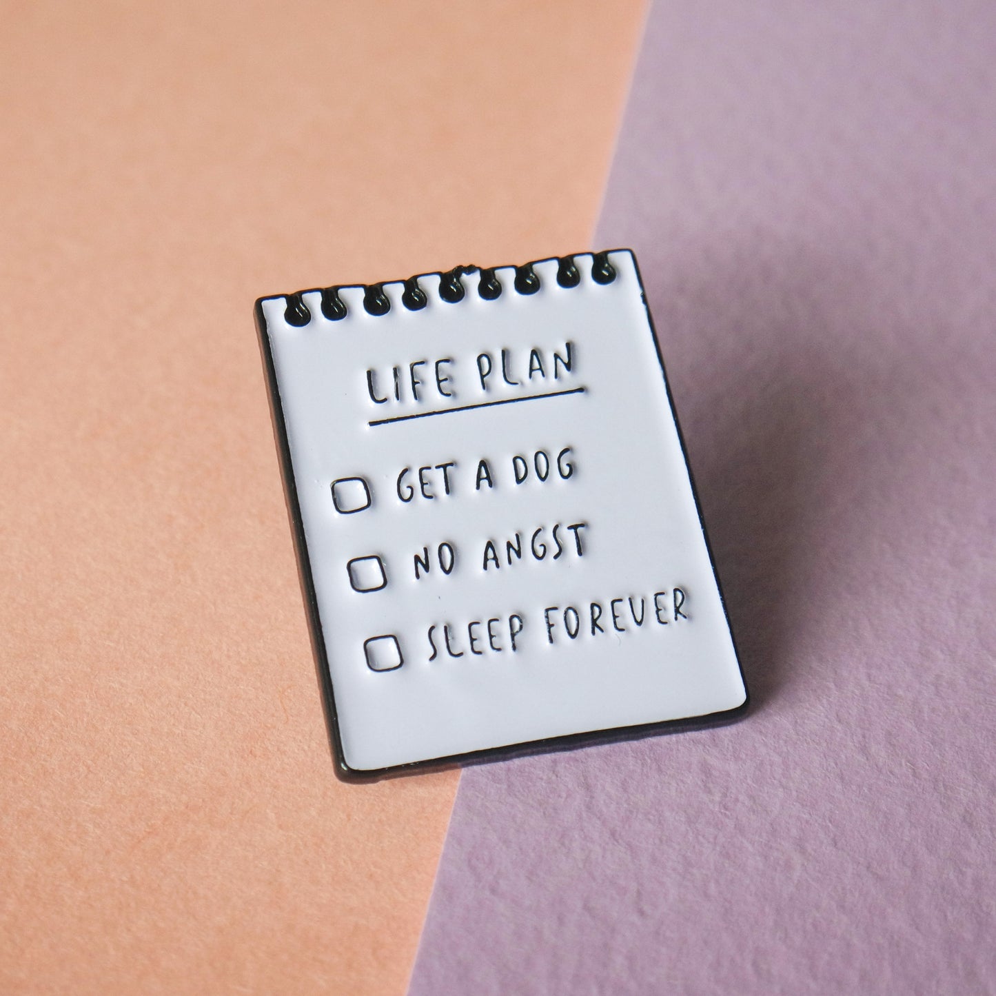 Life Plan Enamel Pin