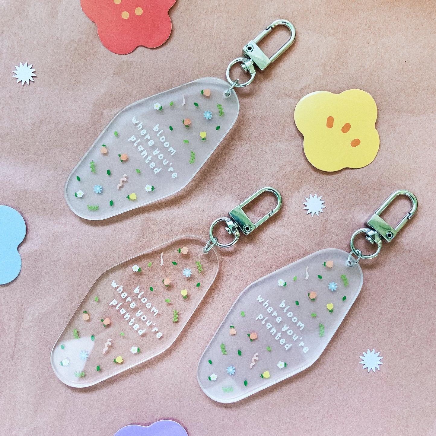 Bloom Where You’re Planted Keychain