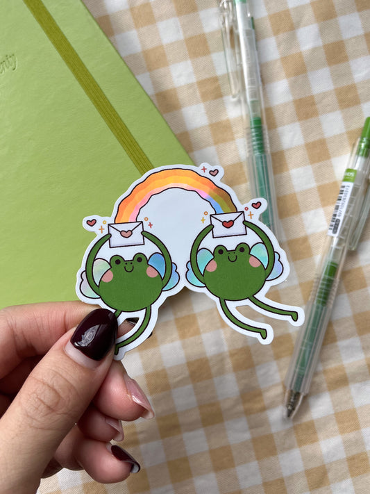 Sending Love Froggo Sticker