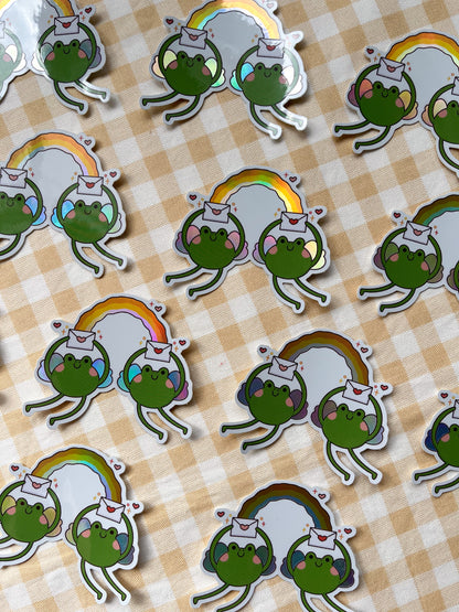 Sending Love Froggo Sticker