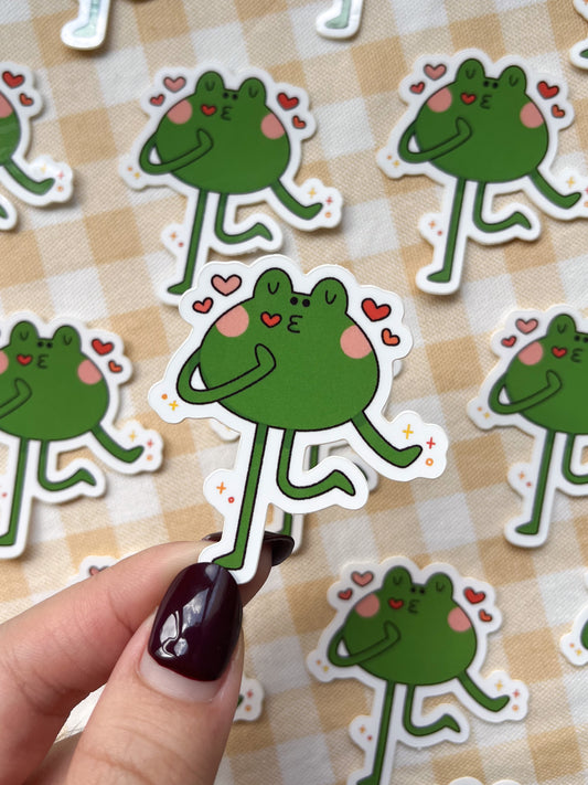 Kissy Kissy Froggo Sticker