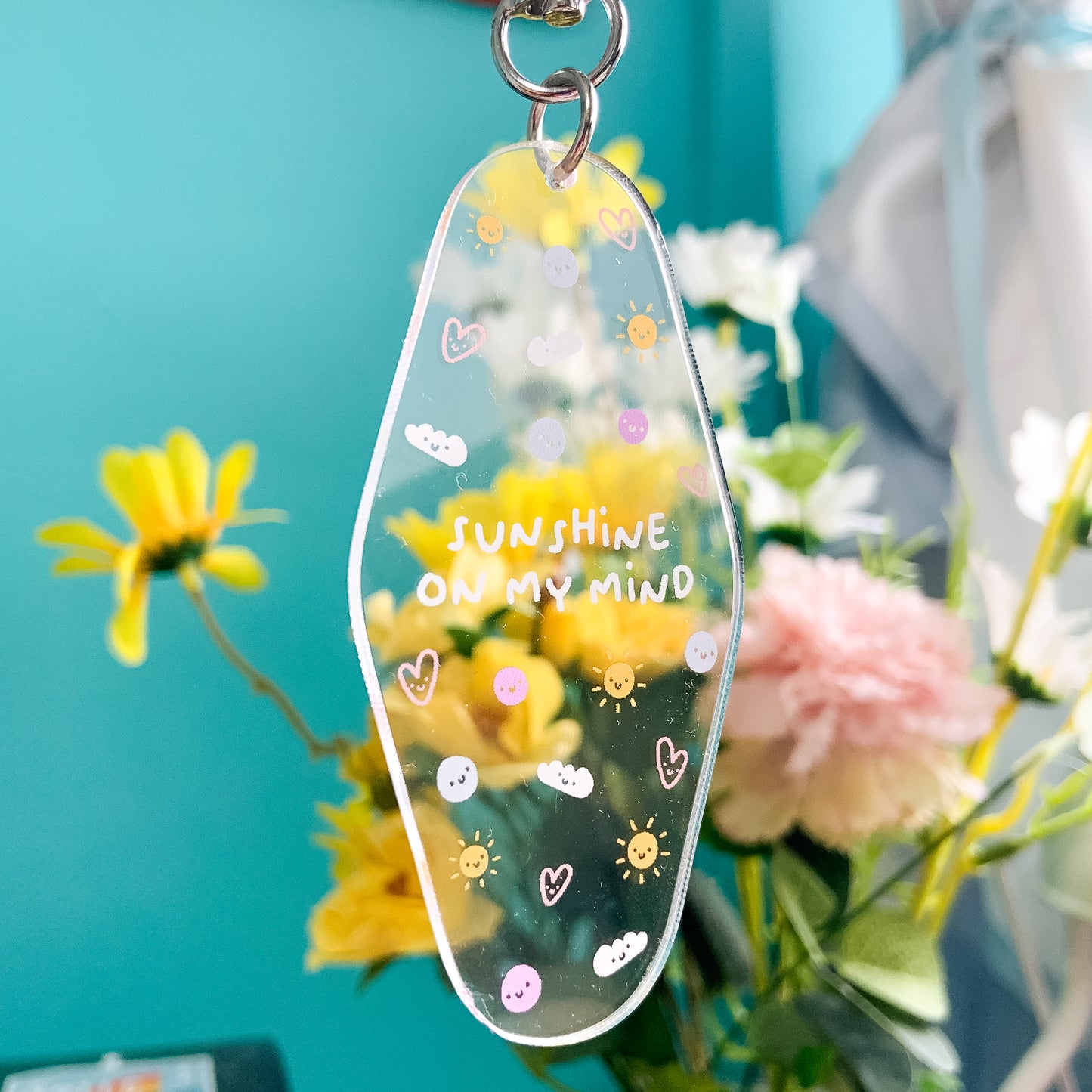 Sunshine On My Mind Keychain