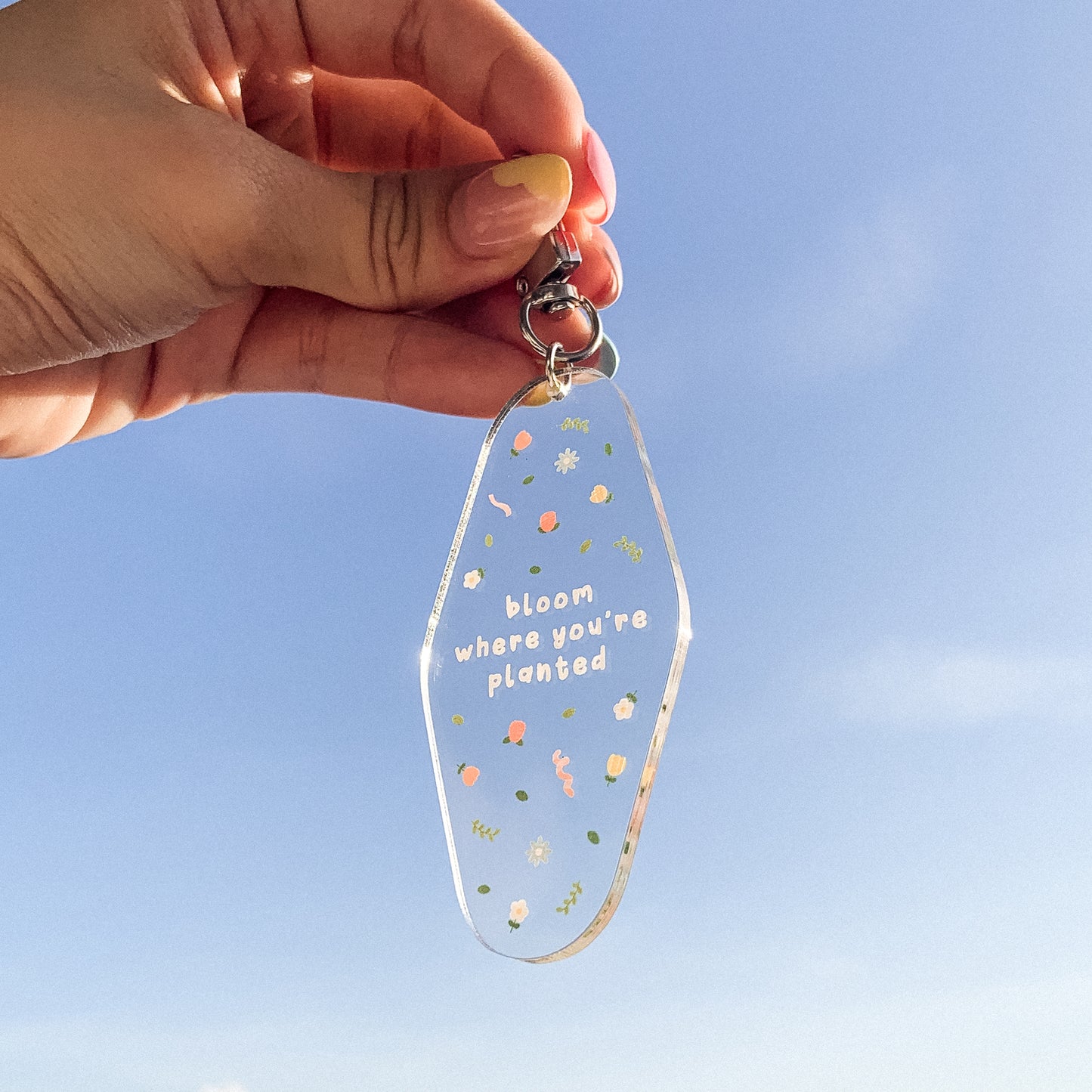 Bloom Where You’re Planted Keychain